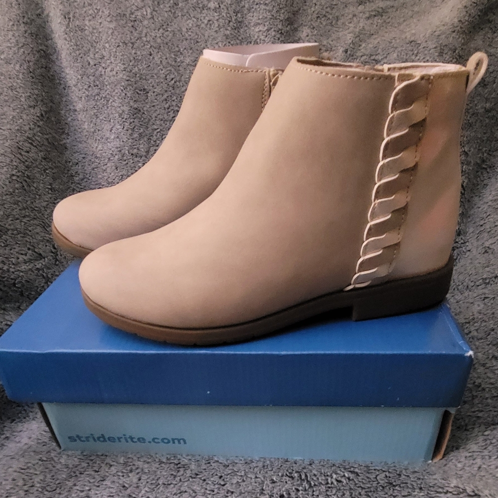 Stride Rite Beige Ankle Booties - Picture 5 of 13